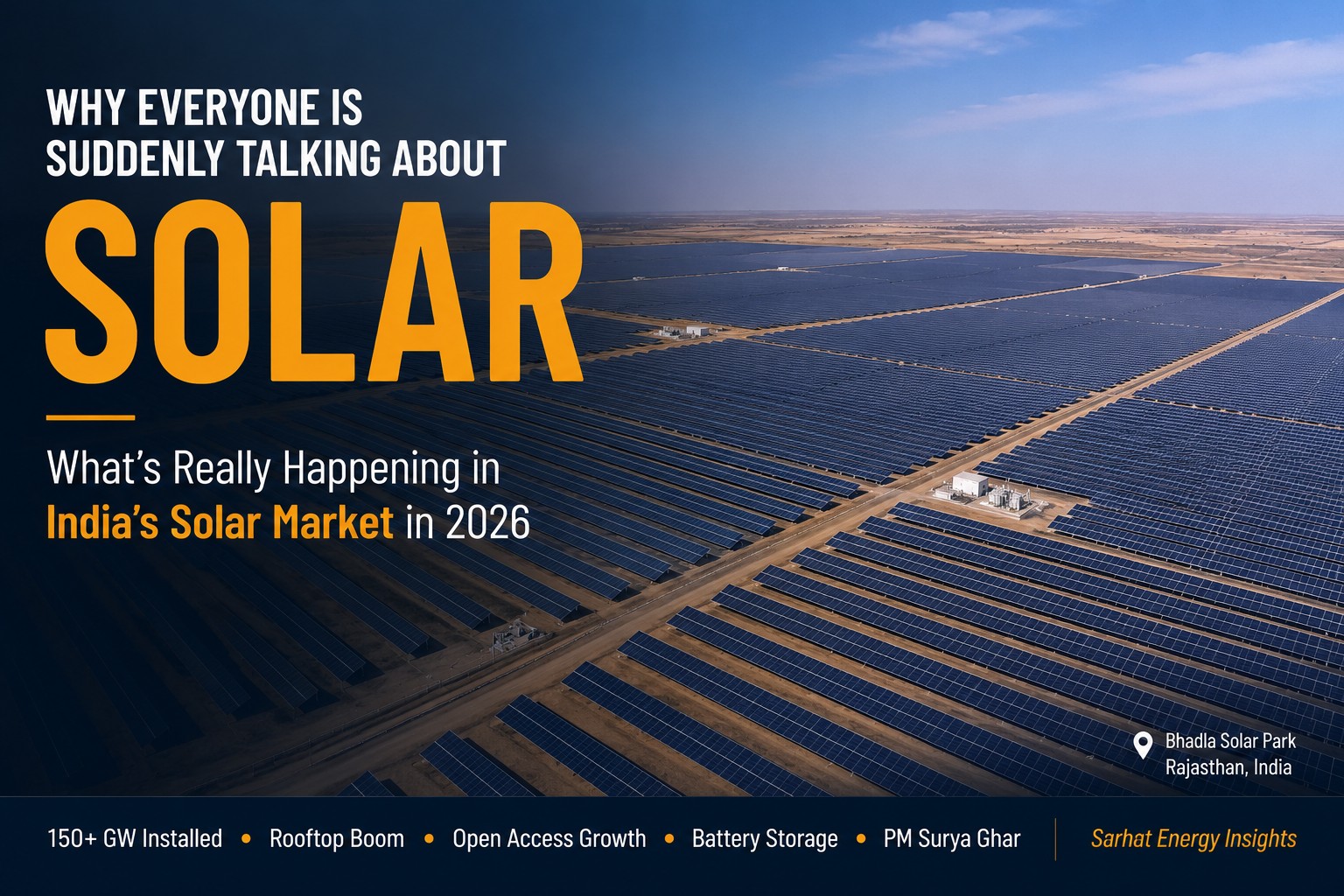 Why Everyone Around You Is Suddenly Talking About Solar, And What's Really Happening in India's Solar Market Right Now